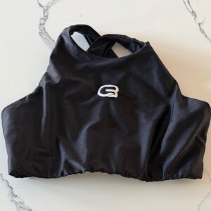 Black Sports Bra with Cyclebar Logo